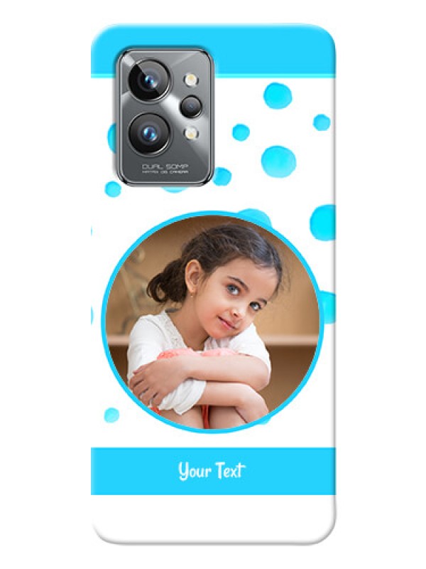 Custom Realme GT 2 Pro 5G Custom Phone Covers: Blue Bubbles Pattern Design