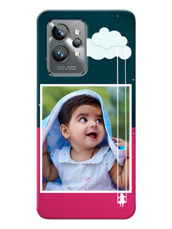 Custom Realme GT 2 Pro 5G custom phone covers: Cute Girl with Cloud Design