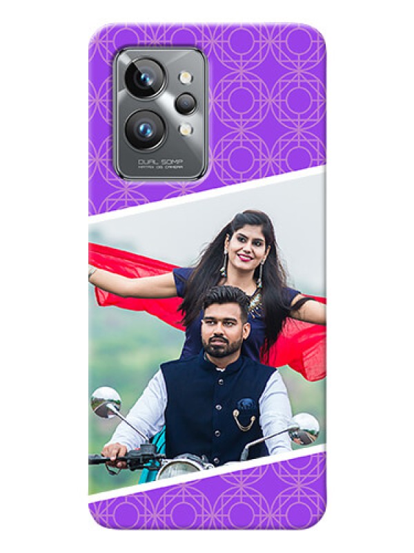 Custom Realme GT 2 Pro 5G mobile back covers online: violet Pattern Design