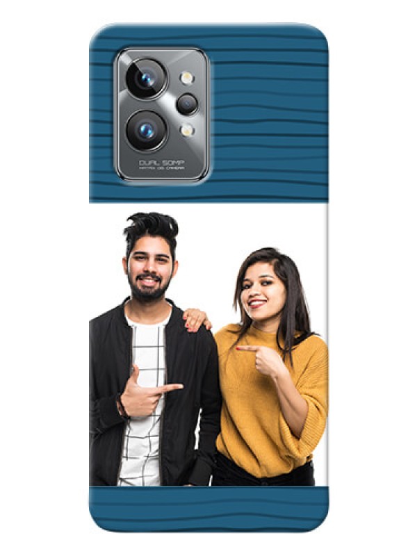 Custom Realme GT 2 Pro 5G Custom Phone Cases: Blue Pattern Cover Design