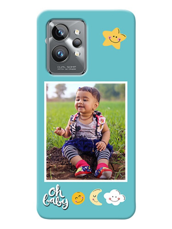 Custom Realme GT 2 Pro 5G Personalised Phone Cases: Smiley Kids Stars Design