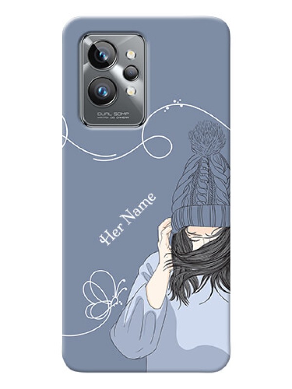 Custom Realme Gt 2 Pro 5G Custom Mobile Case with Girl in winter outfit Design