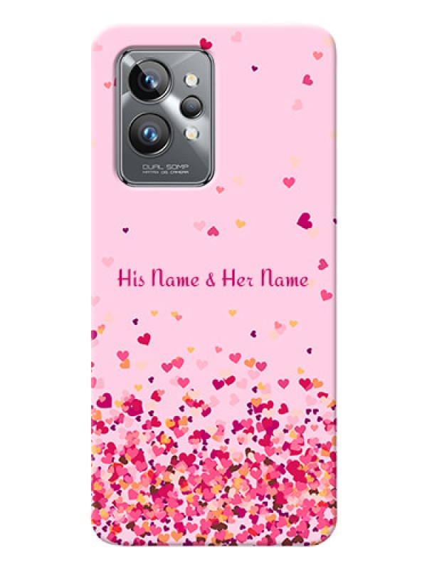 Custom Realme Gt 2 Pro 5G Phone Back Covers: Floating Hearts Design