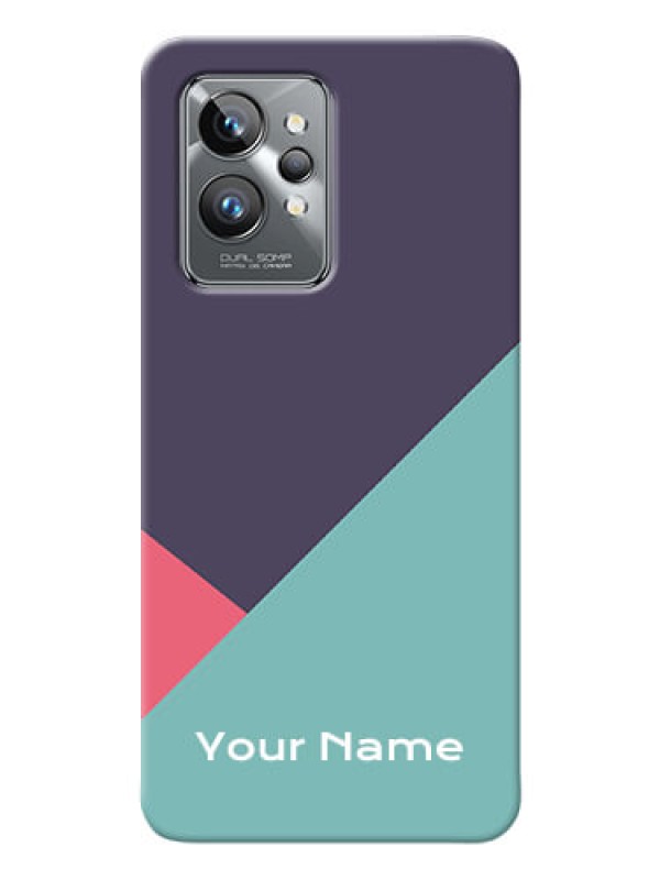 Custom Realme Gt 2 Pro 5G Custom Phone Cases: Tri Color abstract Design