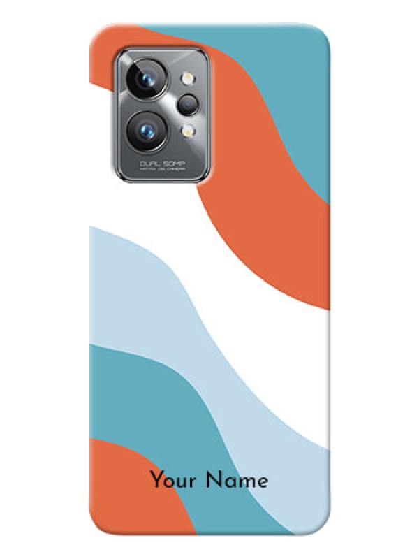 Custom Realme Gt 2 Pro 5G Mobile Back Covers: coloured Waves Design
