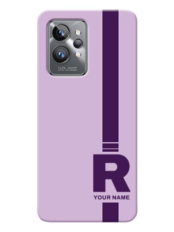 Custom Realme Gt 2 Pro 5G Custom Phone Covers: Simple dual tone stripe with name Design