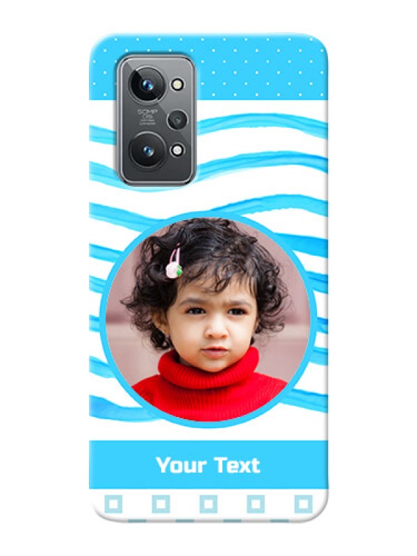 Custom Realme GT 2 phone back covers: Simple Blue Case Design