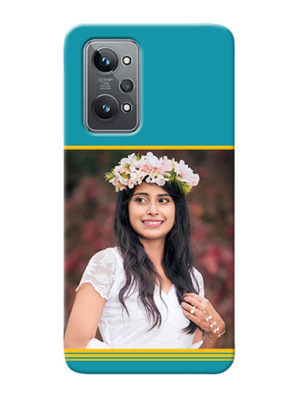 Custom Realme GT 2 personalized phone covers: Yellow & Blue Design 