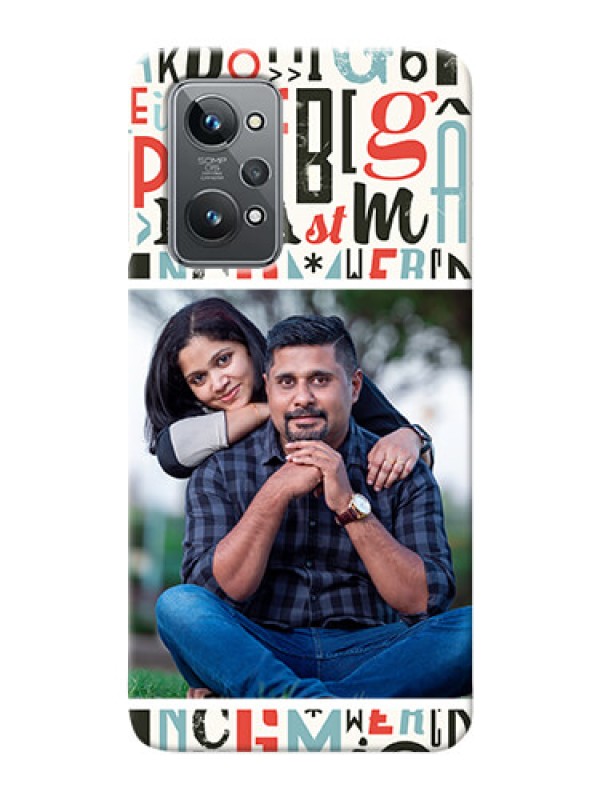 Custom Realme GT 2 custom mobile phone covers: Alphabet Design