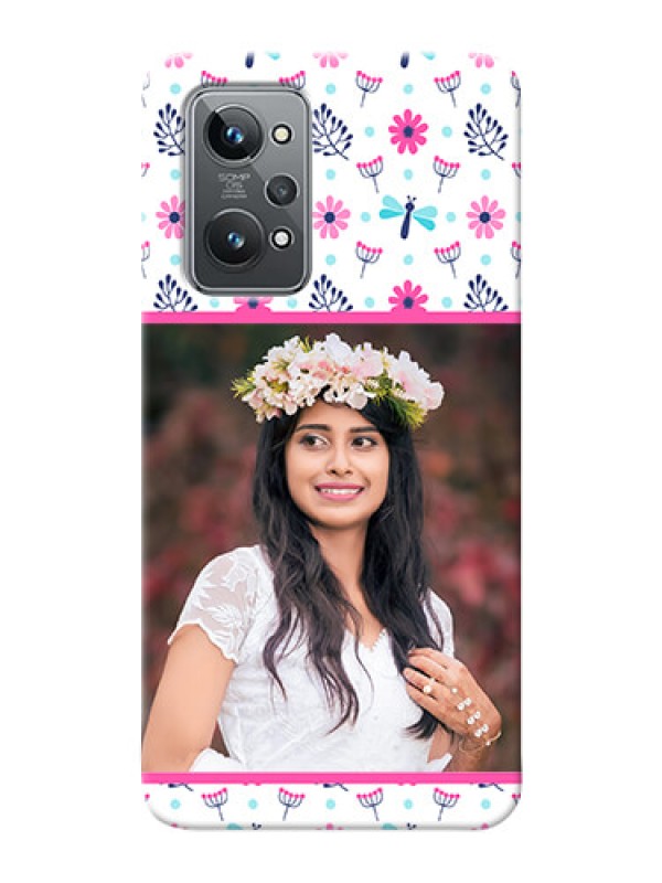 Custom Realme GT 2 Mobile Covers: Colorful Flower Design