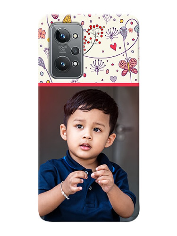 Custom Realme GT 2 phone back covers: Premium Floral Design