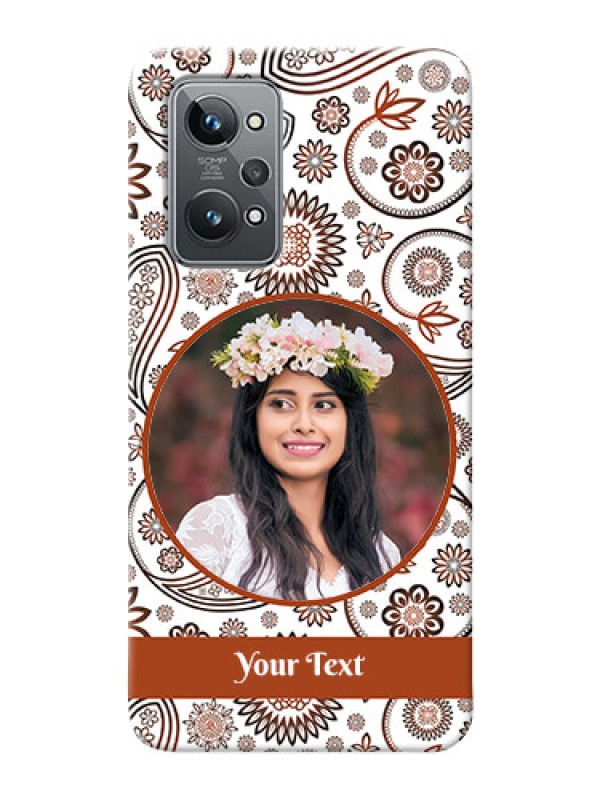 Custom Realme GT 2 phone cases online: Abstract Floral Design 