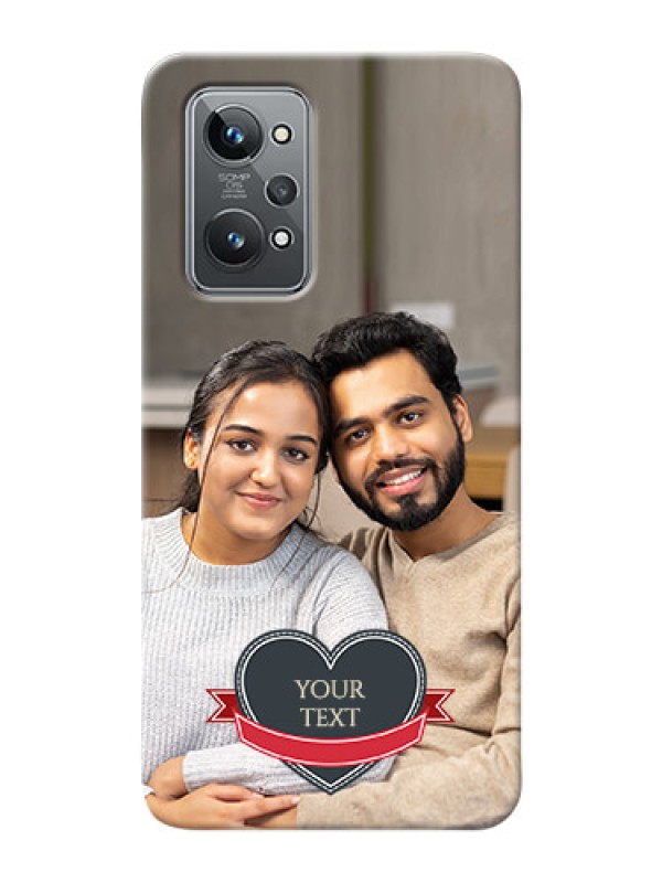 Custom Realme GT 2 mobile back covers online: Just Married Couple Design