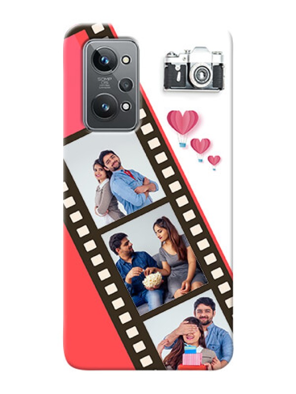 Custom Realme GT 2 custom phone covers: 3 Image Holder with Film Reel