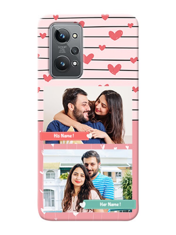 Custom Realme GT 2 custom mobile covers: Photo with Heart Design