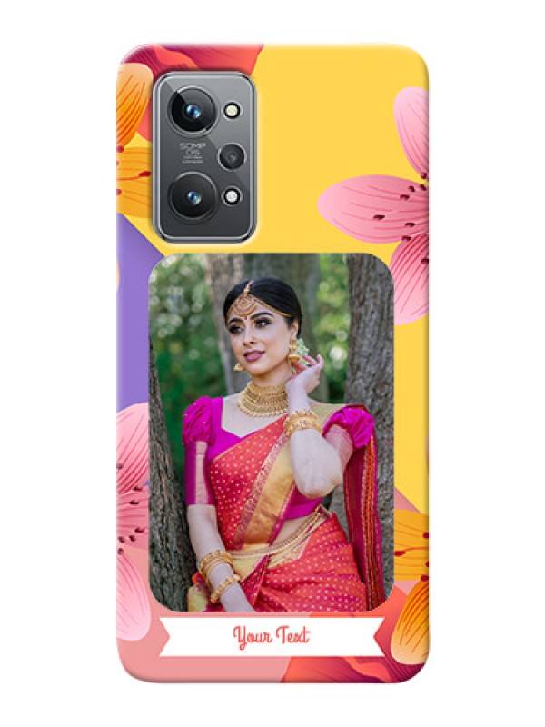 Custom Realme GT 2 Mobile Covers: 3 Image With Vintage Floral Design