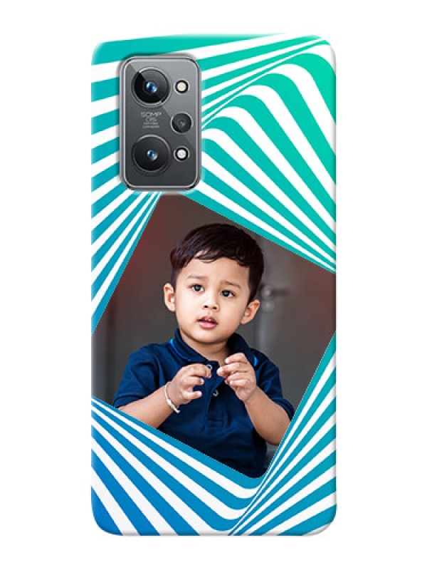 Custom Realme GT 2 Personalised Mobile Covers: Abstract Spiral Design