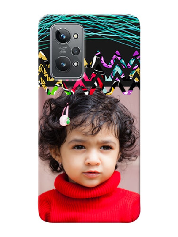 Custom Realme GT 2 personalized phone covers: Neon Abstract Design