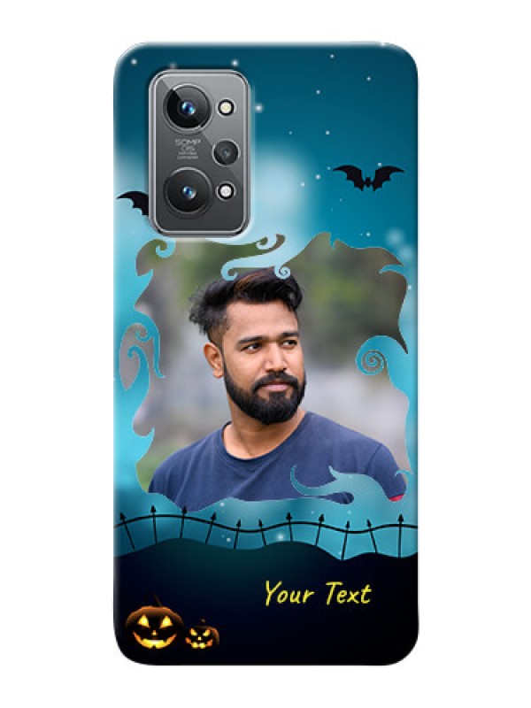 Custom Realme GT 2 Personalised Phone Cases: Halloween frame design