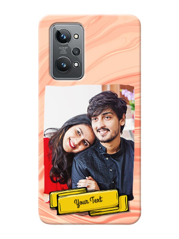 Custom Realme GT 2 Customized Phone Cases: Marble Texture Design