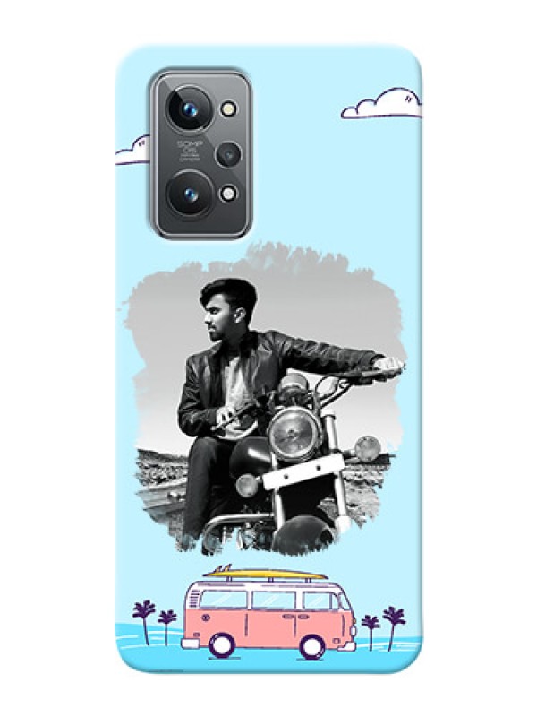 Custom Realme GT 2 Mobile Covers Online: Travel & Adventure Design