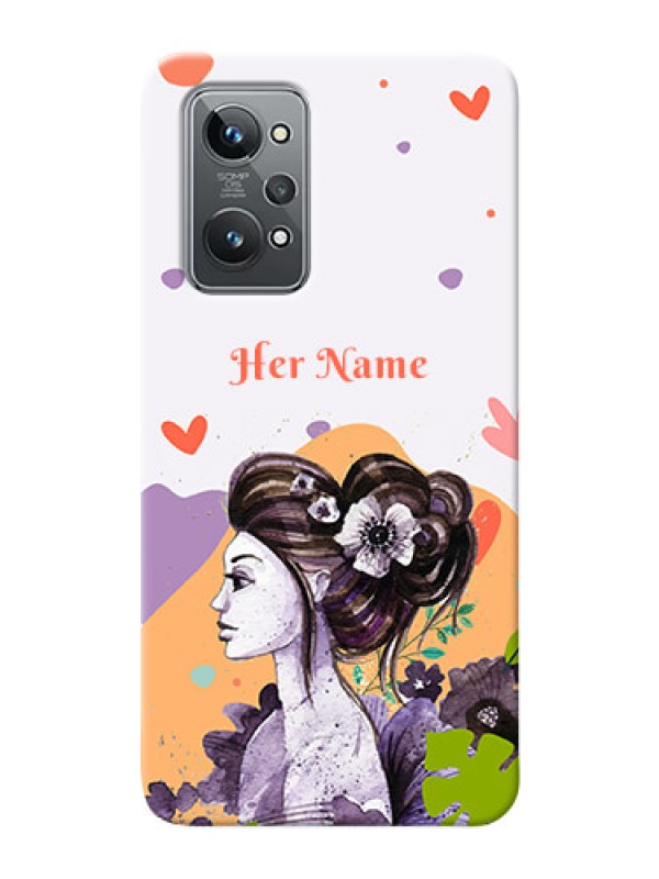 Custom Realme GT 2 Custom Mobile Case with Woman And Nature Design