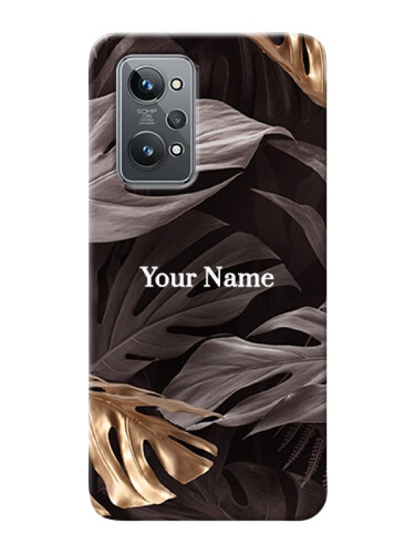 Custom Realme GT 2 Mobile Back Covers: Wild Leaves digital paint Design