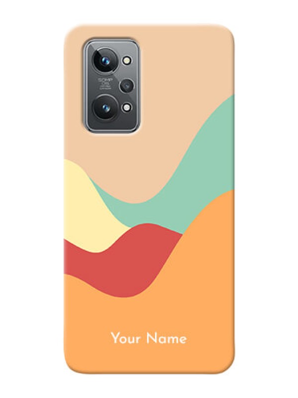 Custom Realme GT 2 Custom Mobile Case with Ocean Waves Multi-colour Design