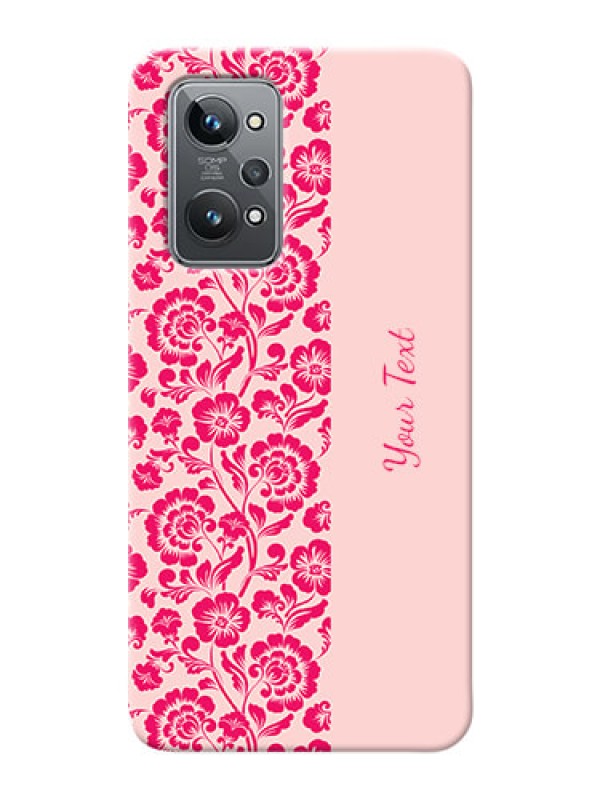 Custom Realme GT 2 Phone Back Covers: Attractive Floral Pattern Design
