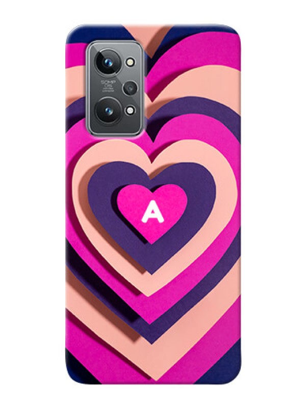 Custom Realme GT 2 Custom Mobile Case with Cute Heart Pattern Design