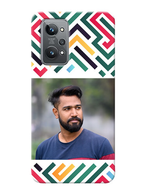 Custom Realme GT 2 Custom Mobile Case with Colorful Maze Pattern Design