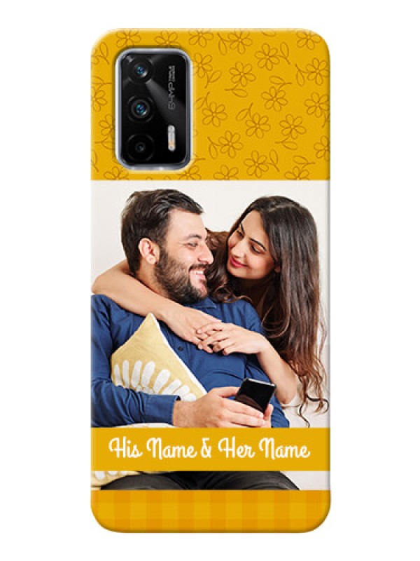 Custom Realme GT 5G mobile phone covers: Yellow Floral Design
