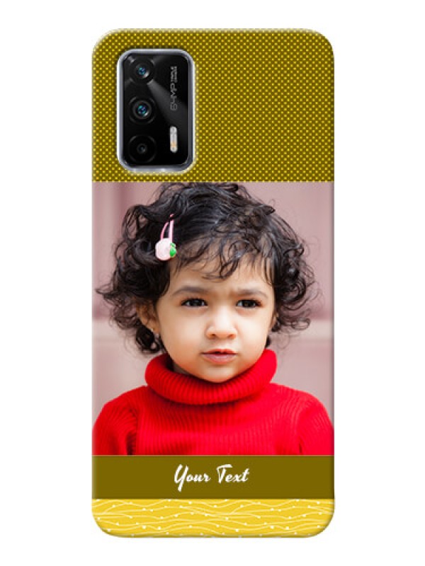 Custom Realme GT 5G custom mobile back covers: Simple Green Color Design