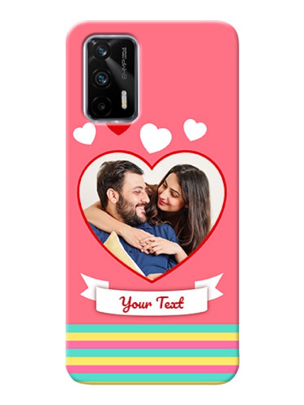 Custom Realme GT 5G Personalised mobile covers: Love Doodle Design