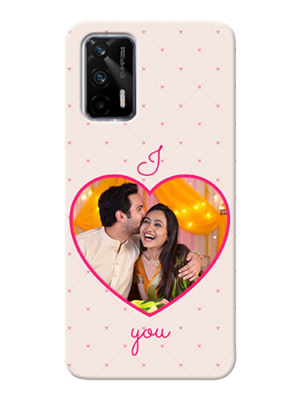 Custom Realme GT 5G Personalized Mobile Covers: Heart Shape Design