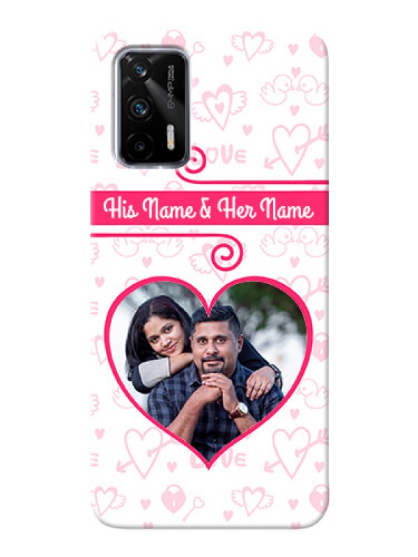 Custom Realme GT 5G Personalized Phone Cases: Heart Shape Love Design