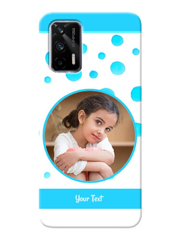 Custom Realme GT 5G Custom Phone Covers: Blue Bubbles Pattern Design