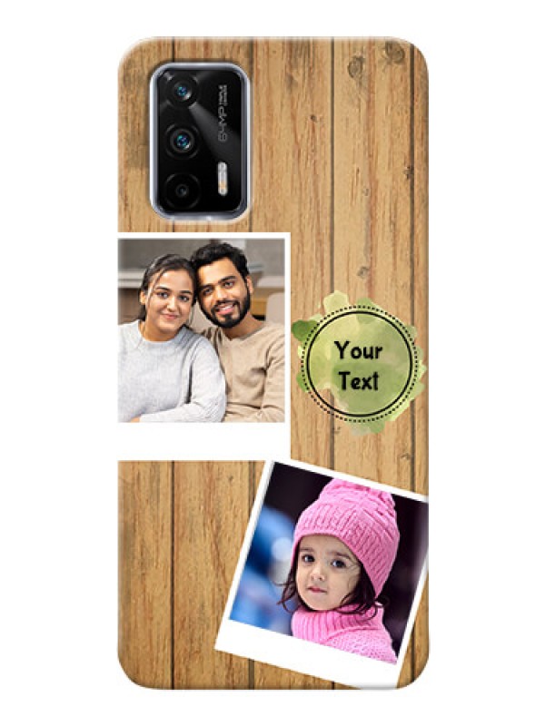 Custom Realme GT 5G Custom Mobile Phone Covers: Wooden Texture Design
