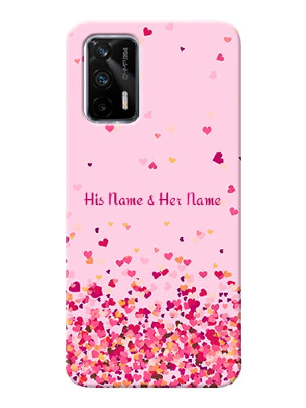 Custom Realme Gt 5G Phone Back Covers: Floating Hearts Design