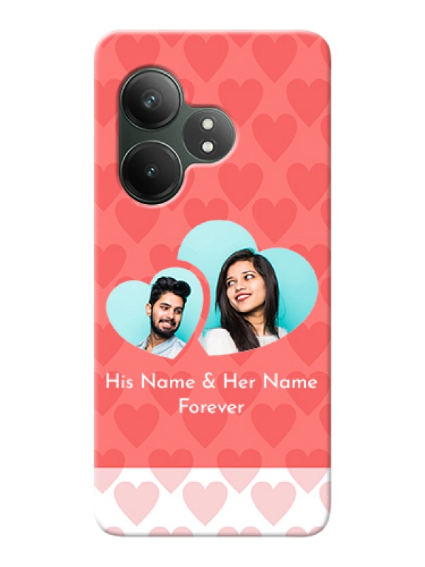 Custom Realme GT 6 Custom Hard Phone Case - Couple Pic Upload Design