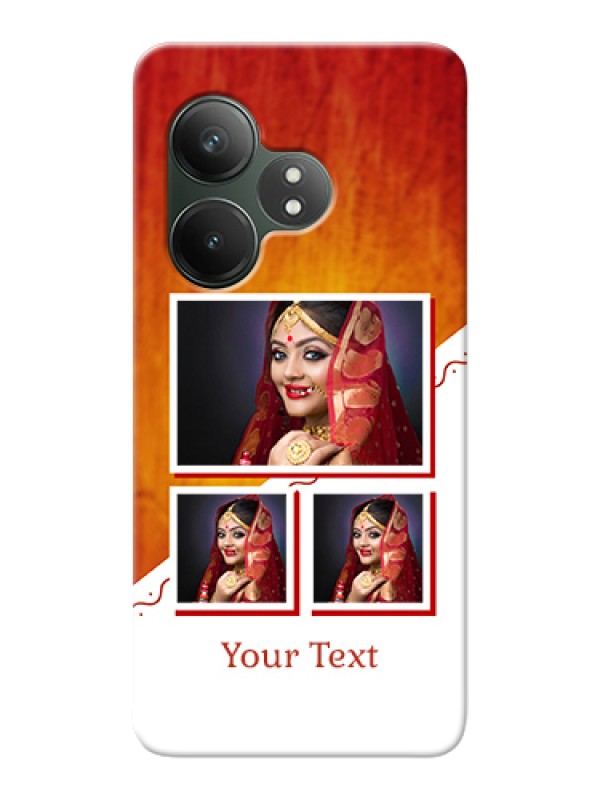 Custom Realme GT 6 Custom Hard Phone Case - Wedding Memories Design