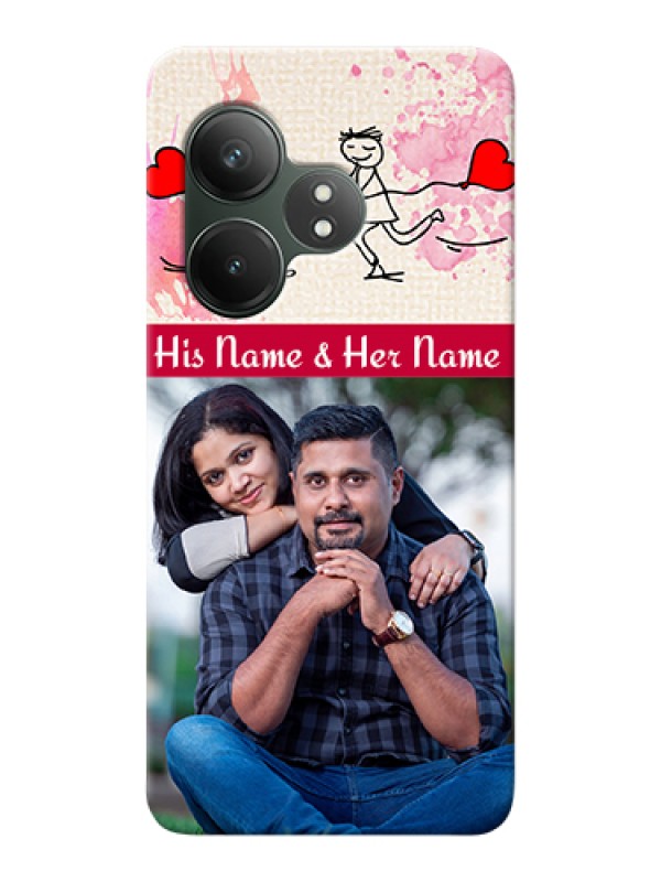 Custom Realme GT 6 Custom Hard Phone Case - You And Me Case Design