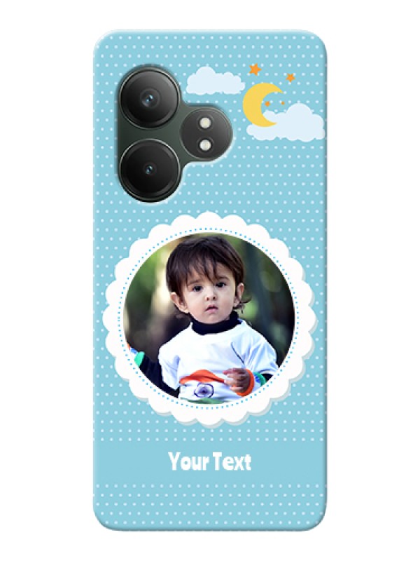 Custom Realme GT 6 Custom Hard Phone Case - Violet Pattern Design