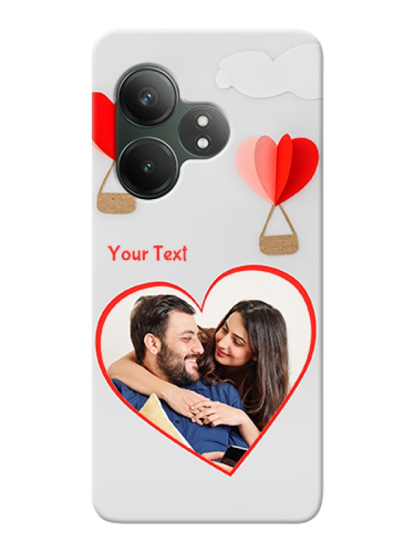 Custom Realme GT 6 Custom Hard Phone Case - Parachute Love Design