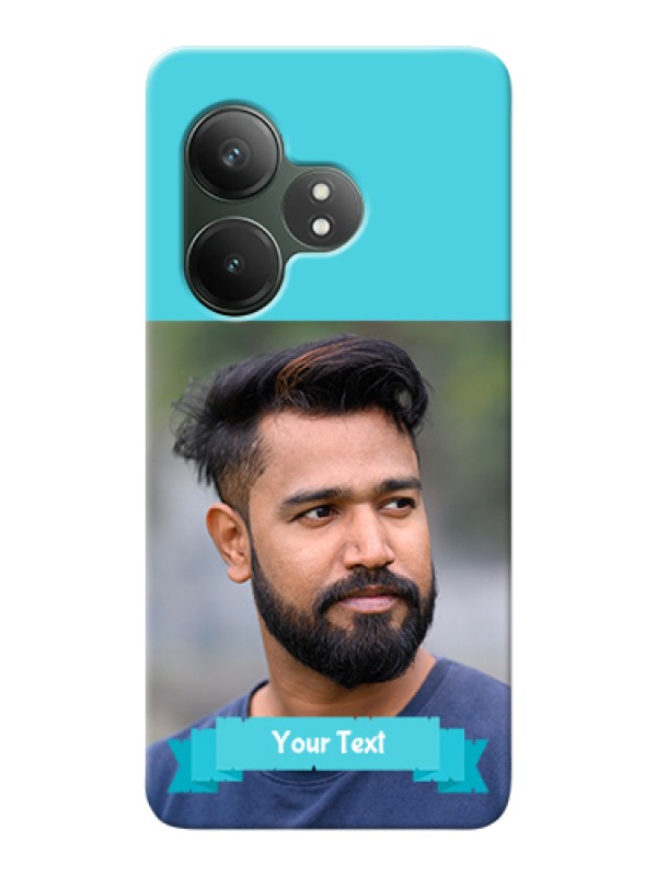 Custom Realme GT 6 Custom Hard Phone Case - Blue Color Design