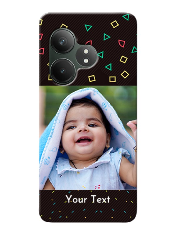 Custom Realme GT 6 Custom Hard Phone Case - With Confetti Birthday Design