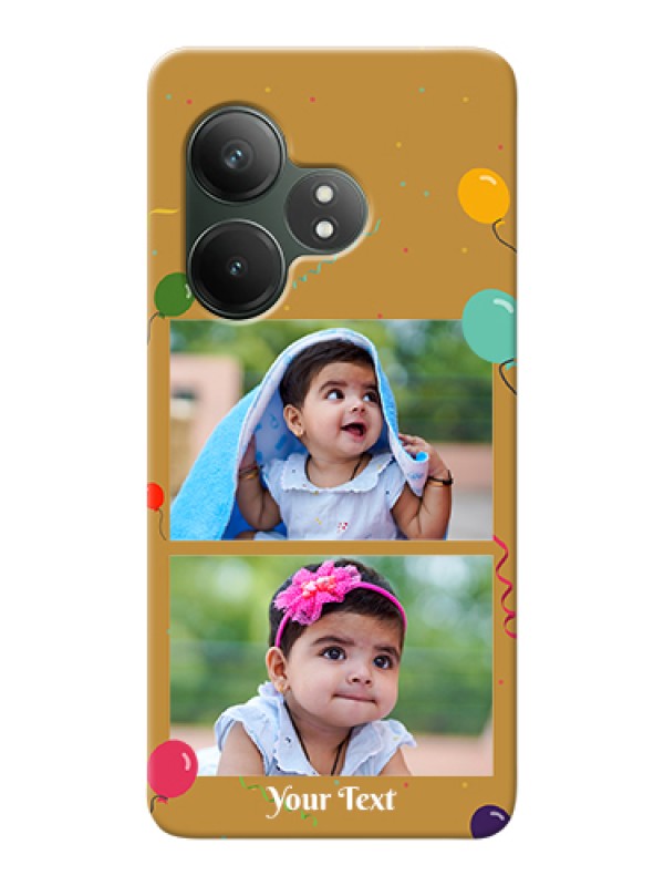 Custom Realme GT 6 Custom Hard Phone Case - Image Holder With Birthday Celebrations Design