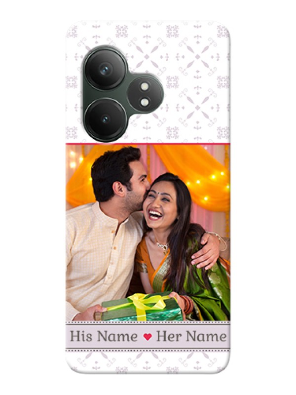 Custom Realme GT 6 Custom Hard Phone Case - With Photo And Ethnic Design