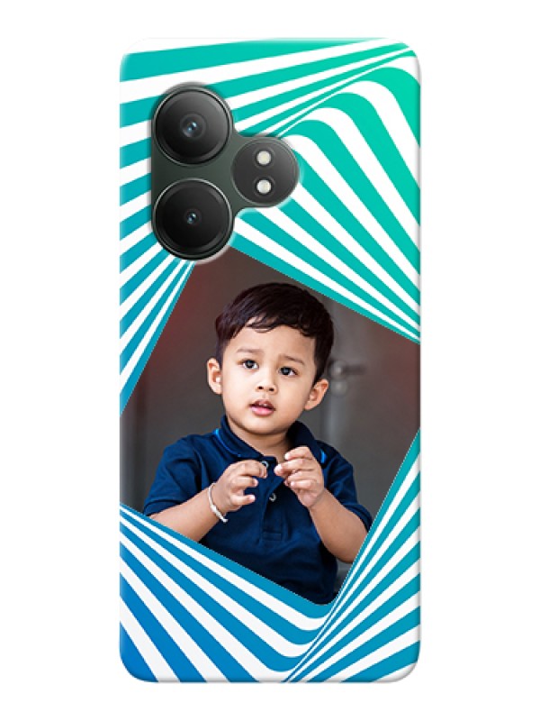 Custom Realme GT 6 Custom Hard Phone Case - Abstract Spiral Design