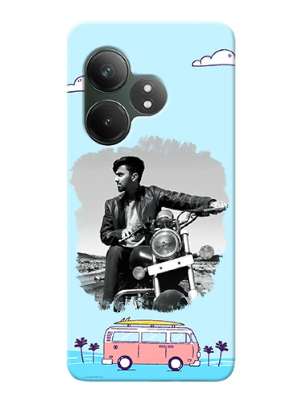 Custom Realme GT 6 Custom Hard Phone Case - Travel & Adventure Design
